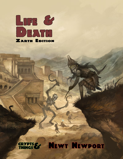 Life and Death Zarth Editon - cover by Jon Hodgson