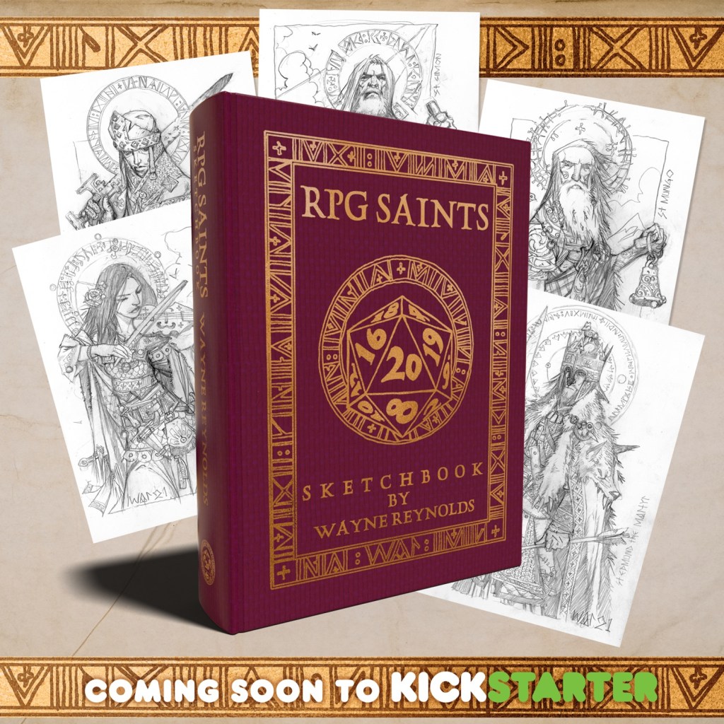 Wayne Reynolds Saints book by Handiwork Games