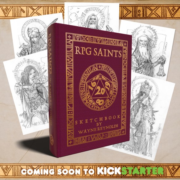 Wayne Reynolds Saints book by Handiwork Games