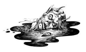 P25 - Severed Head - Ink (Lo-Res) - DMWright